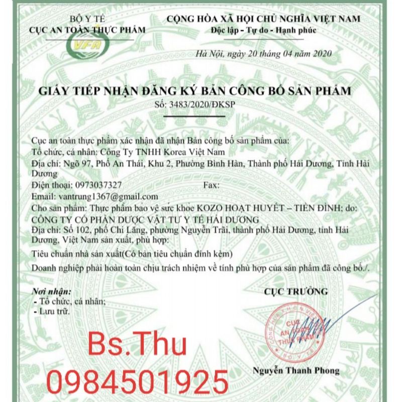 KOZO Hoạt huyết tiền đình hỗ trợ hoạt huyết, tăng cường tuần hoàn máu não, hộp sắt 50 viên