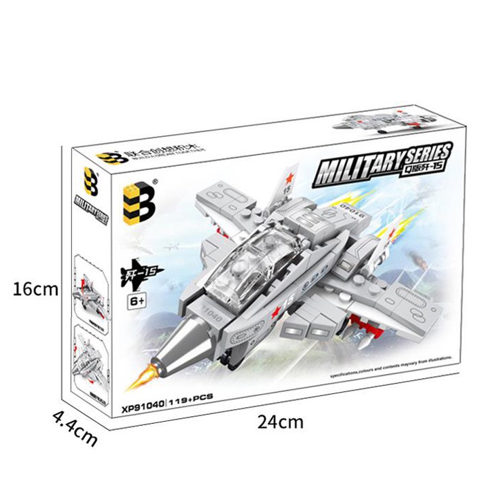 119 Chi Tiết – Bộ Đồ Chơi Lắp Ghép Mô Hình Máy Bay Chiến Đấu, Lắp Ráp Mô Hình Máy Bay Phản Lực