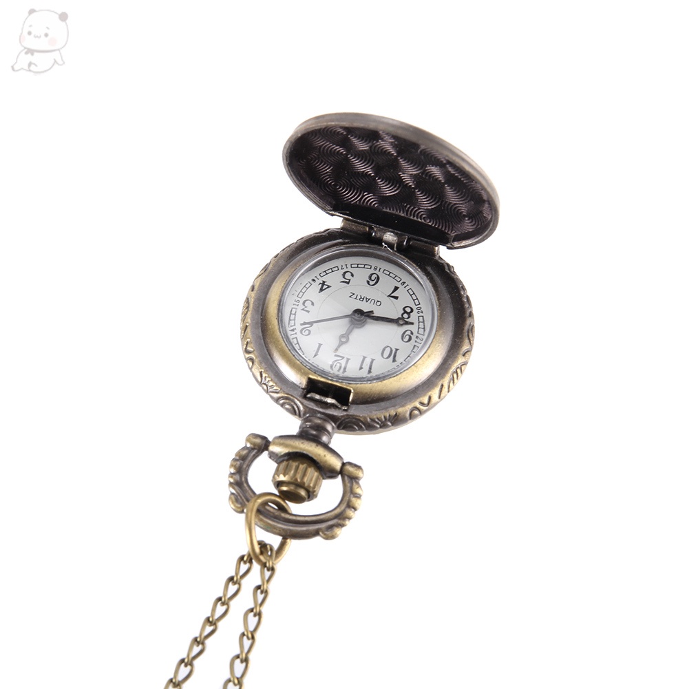 Đồng Hồ Bỏ Túi Màu Đồng Họa Tiết Thuyền Buồm Phong Cách Vintage
