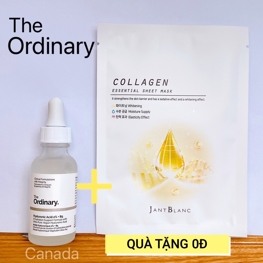 SERUM TINH CHẤT THE ORDINARY HYALURONIC ACID 2%+B5 CẤP ẨM DÀNH CHO DA KHÔ , HỖ TRỢ LÀM SÁNG DA+TẶNG MẶT NẠ HÀN | BigBuy360 - bigbuy360.vn