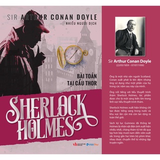 Sách - Sherlock Holmes - Bài Toán Tại cầu Thor - Sir Arthur Conan Doyle