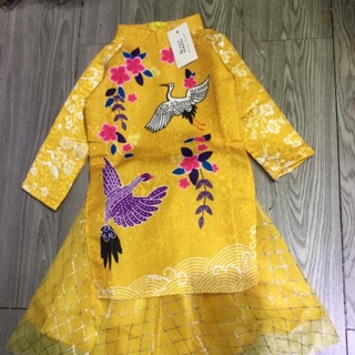Áo dài cách tân 1 cặp cho bé trai và gái