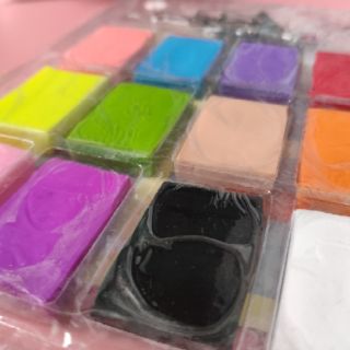 Set 12 màu đất sét polymer clay kèm phụ kiện