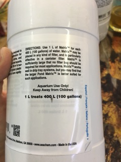Seachem Matrix - Vật liệu lọc cao cấp cho bể cá (hộp nguyên 1 lit)