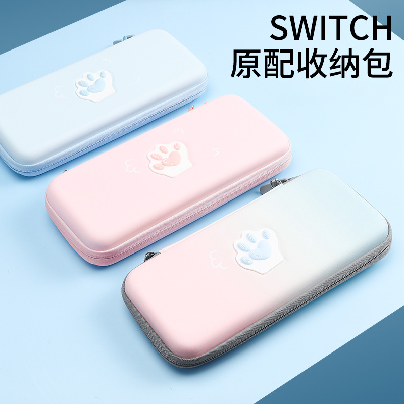 Túi Đựng Máy Chơi game nintendo switch / lite Hình Móng Vuốt Mèo Xinh Xắn