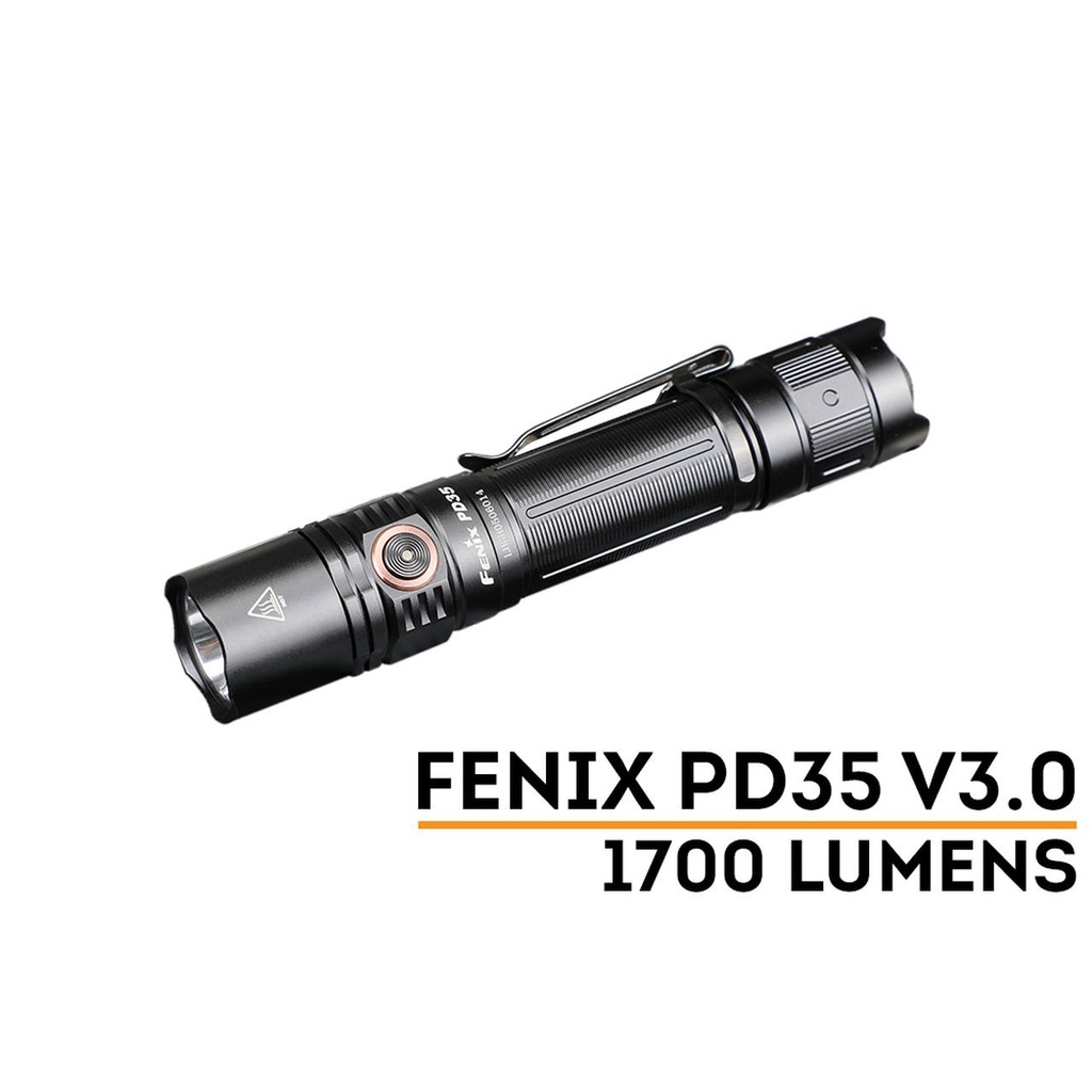 Đèn pin cầm tay Fenix PD35 V3.0 Digital (1700 lumens) chiếu xa 357 mét