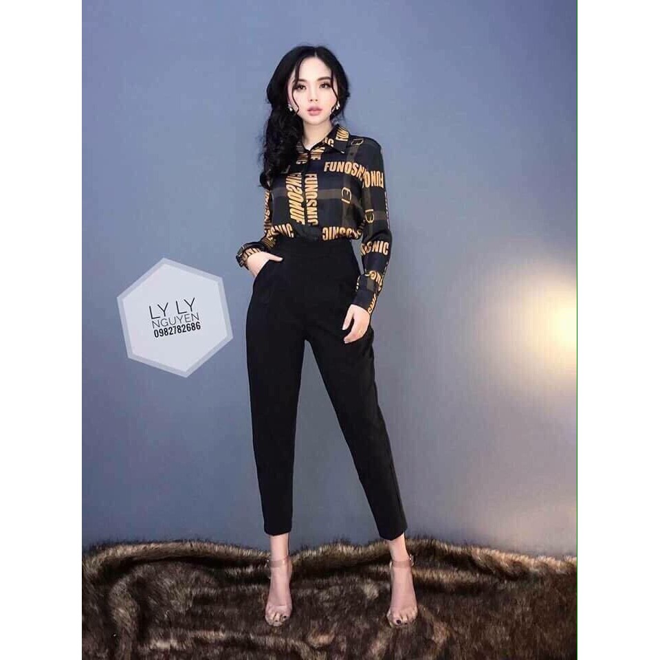 Quần Baggy Cạp Chun Hàng Công Sở
