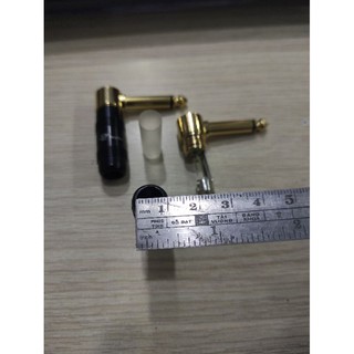 Đầu jack 6.5mm (6 ly) cong chữ L hàn dây micro PALIC