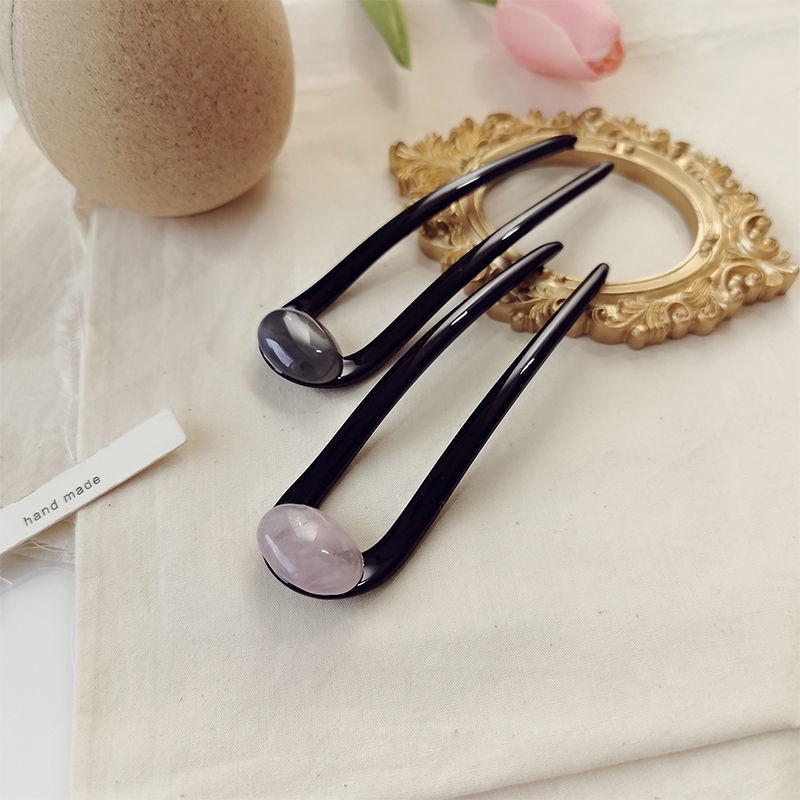 Kẹp Tóc Đính Bóng Tròn Thiết Kế Đơn Giản Thời Trang Cho Nữ