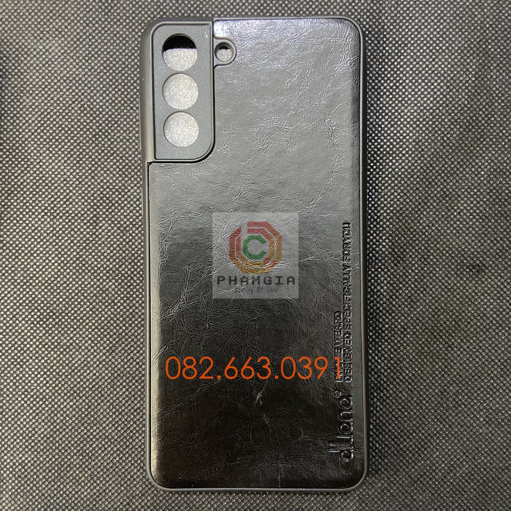 Ốp da Samsung Galaxy S21 / S21+ ( S21 plus )/ samsung s22+, ss s22 dẻo có viền bảo vệ cam