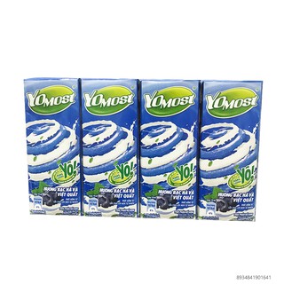 Lốc 4 hộp sữa chua Yomost Việt Quất 170ml