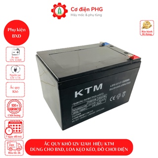 Bình Ắc Quy 12V dùng cho bình phun thuốc trừ sâu, loa kẹo kéo, đồ chơi trẻ em | Bảo hành 6 tháng