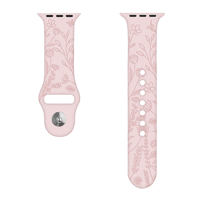 Dây Đeo Đồng Hồ Apple Watch 7 6 SE 5 4 3 2 40mm 44mm 38mm 42mm 45mm 41mm Hình Bướm 3D