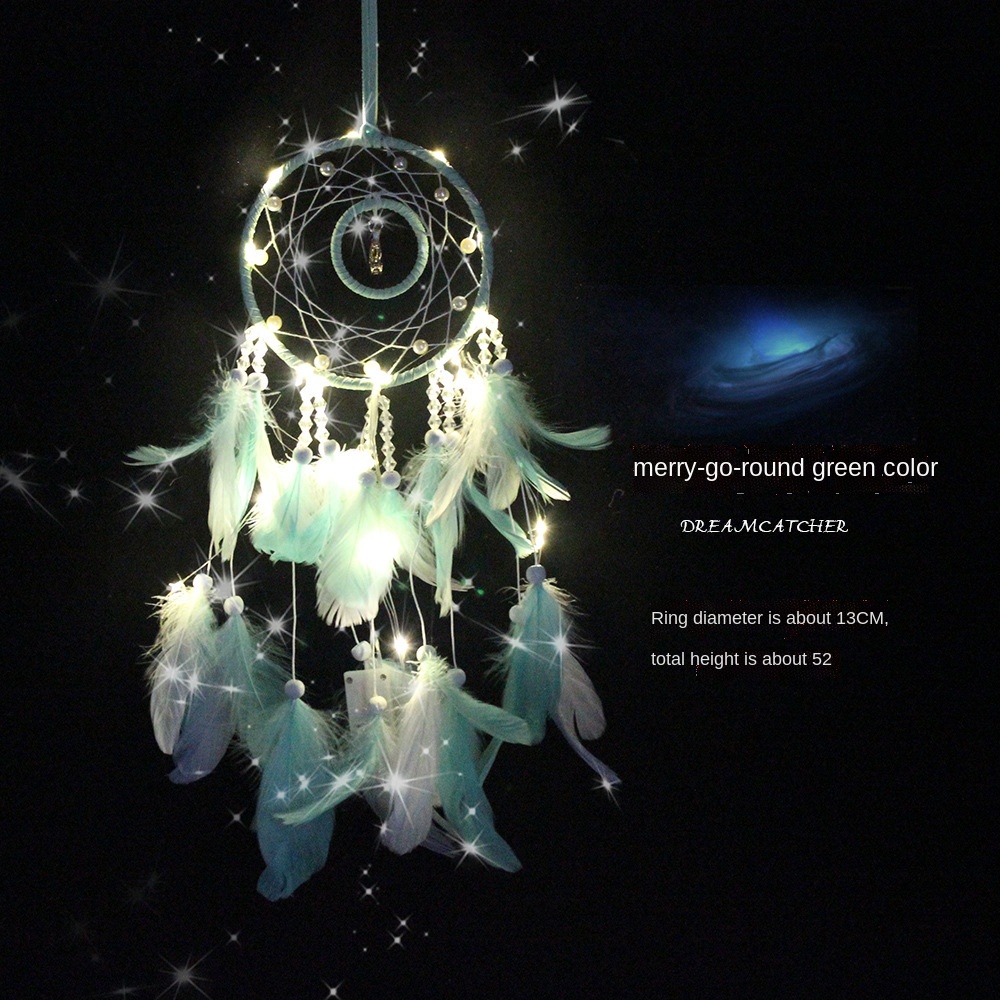 Chuông Gió Vòng Bắt Giấc Mơ Tròn Dễ Thương Cho Nữ