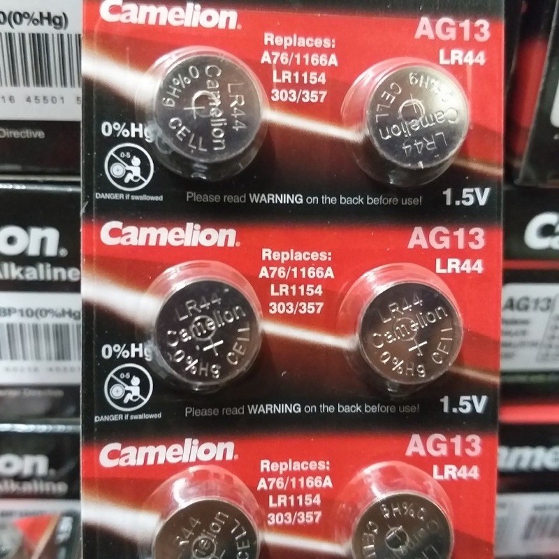 ⚡️ Pin  Camelion Ag13, Ag5 (1,5V) Pin nút áo (vỉ 10 viên)