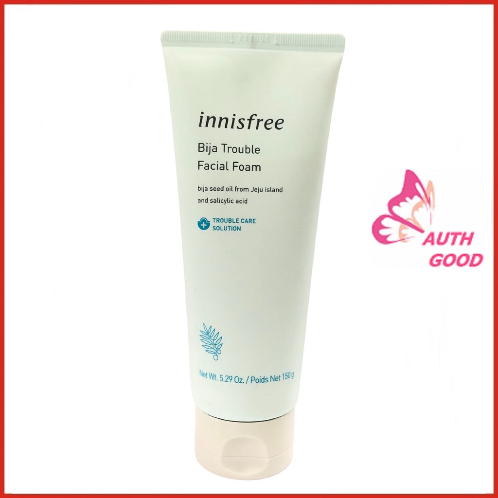 Sữa Rửa Mặt FREESHIP Sữa rửa mặt Innisfree Bija Trouble Facial Foam 150ml