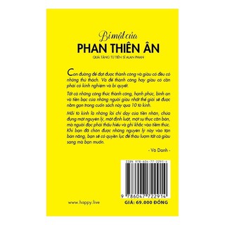 Sách -Bí mật của Phan Thiên Ân