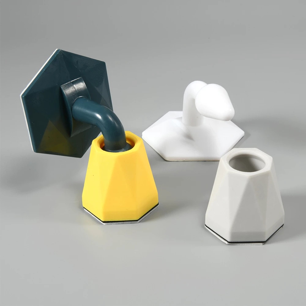 Dụng Cụ Chặn Cửa Toilet Bằng Silicone Chống Va Đập Tiện Dụng