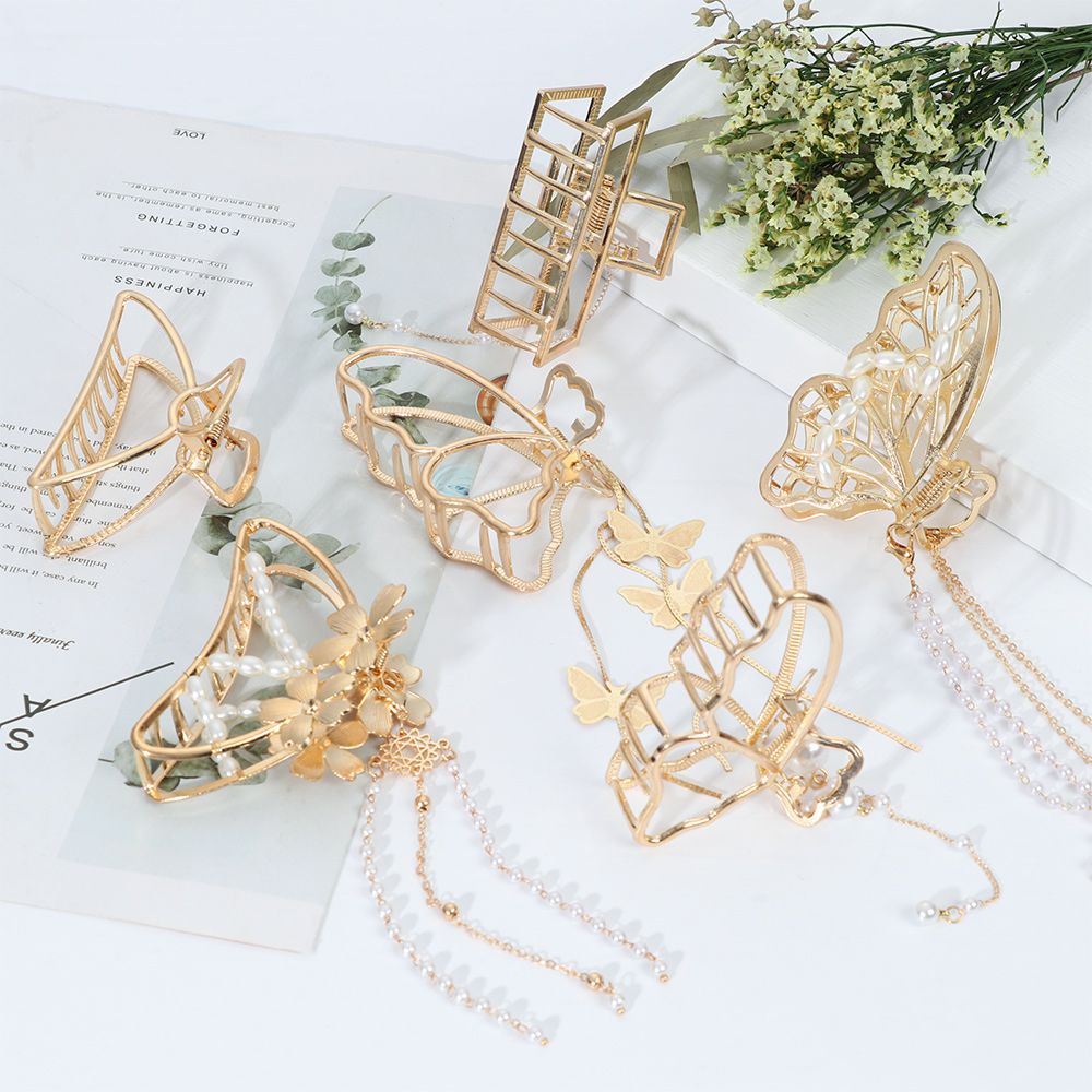 Kẹp tóc đính ngọc trai giả thời trang thanh lịch cho nữ