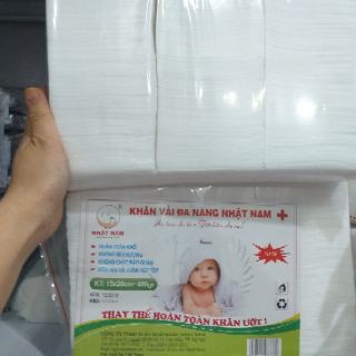 Khăn khô đa năng cho bé | Khăn vải khô đa năng Thương hiệu Nhật Nam - Gói 200gram | An toàn, cần thiết cho mẹ và bé