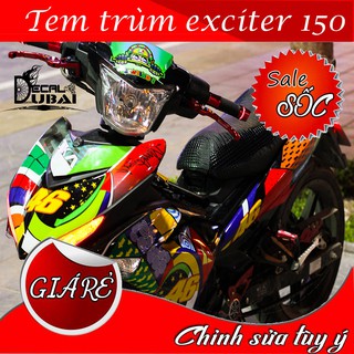 Tem Trùm Xe Exciter 150 ( Mới Nhất )