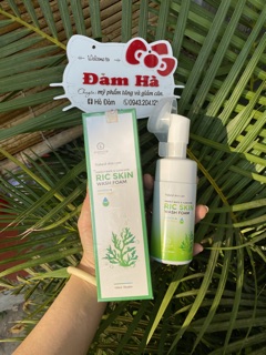 Combo Sữa rửa mặt và serum Ric Skin