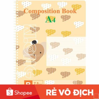 ,Sổ Lò Xo KLONG đơn A4 bìa bồi 400 trang 70/76; MS: 959