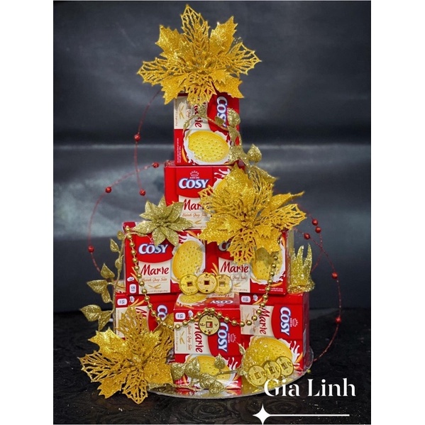 Set phụ kiện- kèm đế - làm tháp bánh tháp nước trưng bày bàn thờ gia tiên