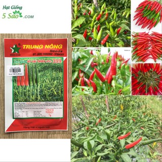 Hạt giống Ớt Chỉ Thiên F1-399 (1 g) Trung Nông