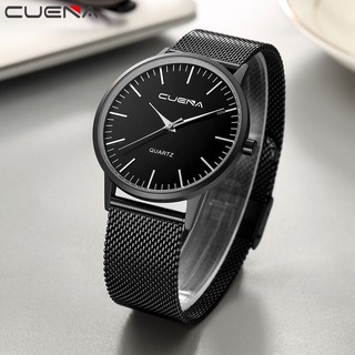 Đồng hồ nam dây lưới cuena mặt kim chính hãng phong cách doanh nhân