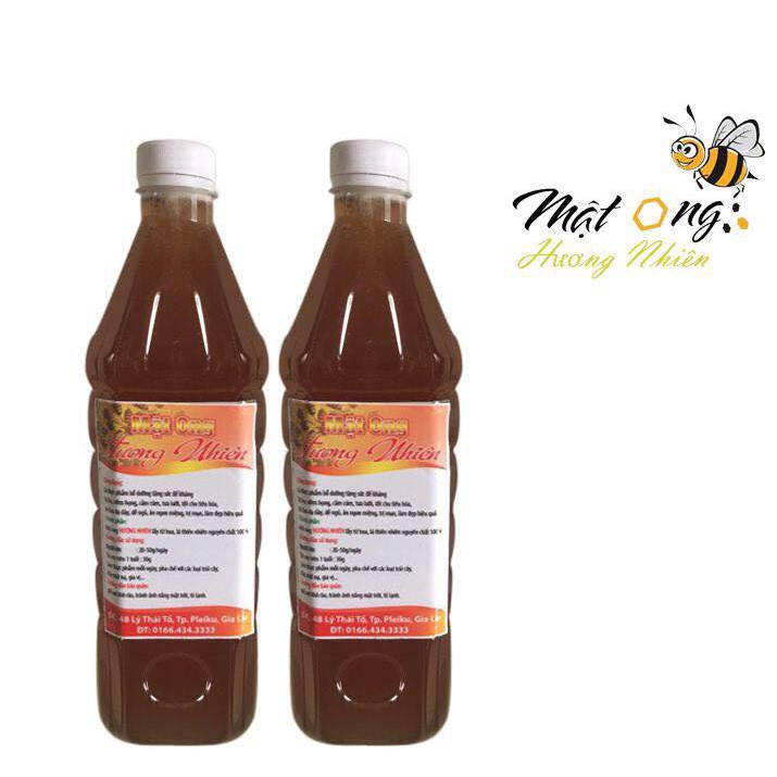 1 lít mật ong rừng cà phê nguyên chất 100% đảm bảo mật thật
