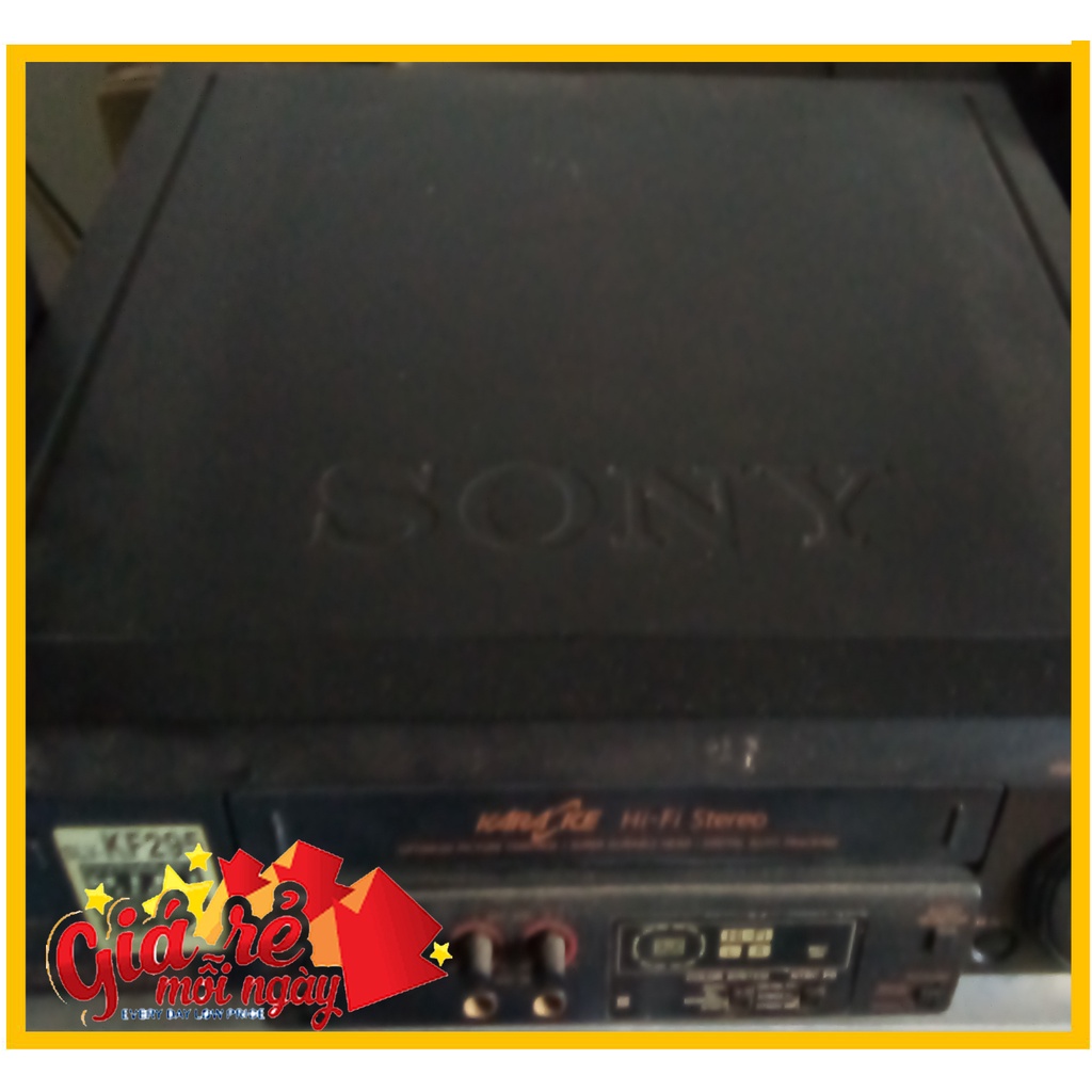 Đầu Băng Sony Video VHS cassette SLV- KF295 xưa cho sưu tầm, décor quán