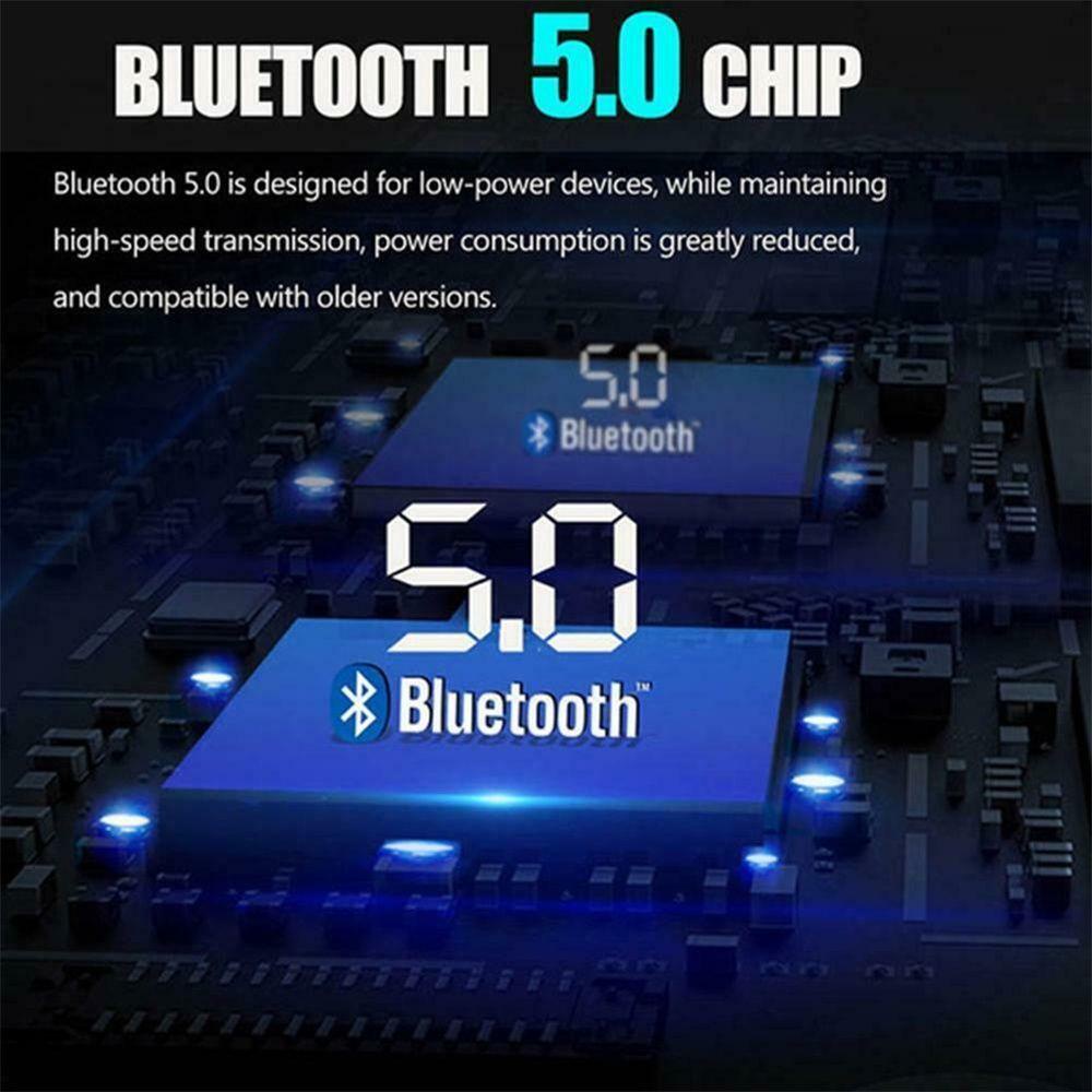 Thiết Bị Nhận Tín Hiệu Âm Thanh Bluetooth Không Dây Có Đèn LED