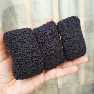 Len cột tóc màu đen loại cứng (bản to 3.5-4cm)