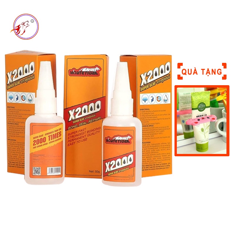 Keo dán đa năng X2000 tất cả các vật liệu từ sắt, gỗ đến đồ thủy tinh, sành sứ
