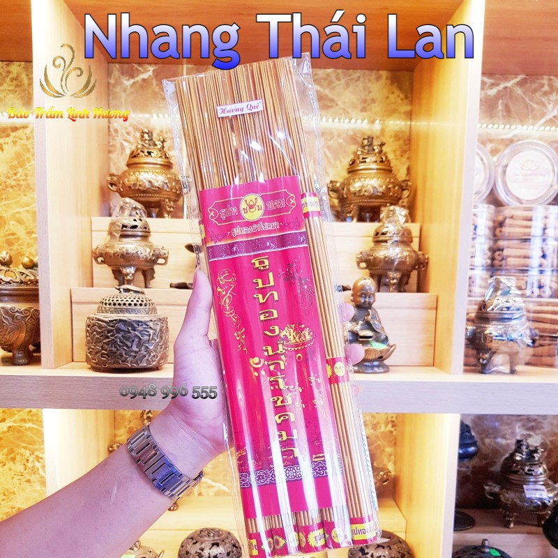 Hương Nhang Thần Tài Thái Lan Chính Hãng Hương Sạch Ít Khói  Cuộn Tàn Tài Lộc