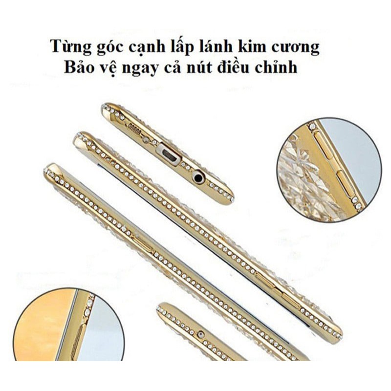 Ốp 3D vân pha lê kim tuyến đính đá viền dành cho điện thoại samsung:A750/A71/A950/A70/A53/A52/A51/A50/A30/A21S/A21/A20S