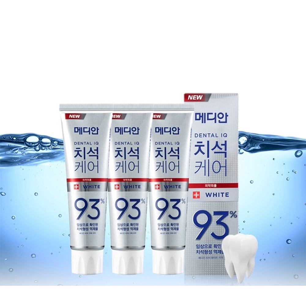 Kem đánh răng làm trắng răng, giảm ê buốt Median Dental IQ 93% bán chạy số 1 Hàn Quốc 120g NPP Shoptido