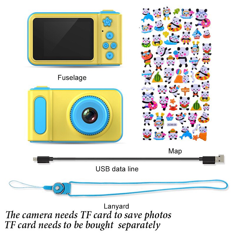 [ hot sale ] Đồ Chơi Máy Ảnh Kỹ Thuật Số Mini 1080p Hd 2inch Cho Bé | BigBuy360 - bigbuy360.vn