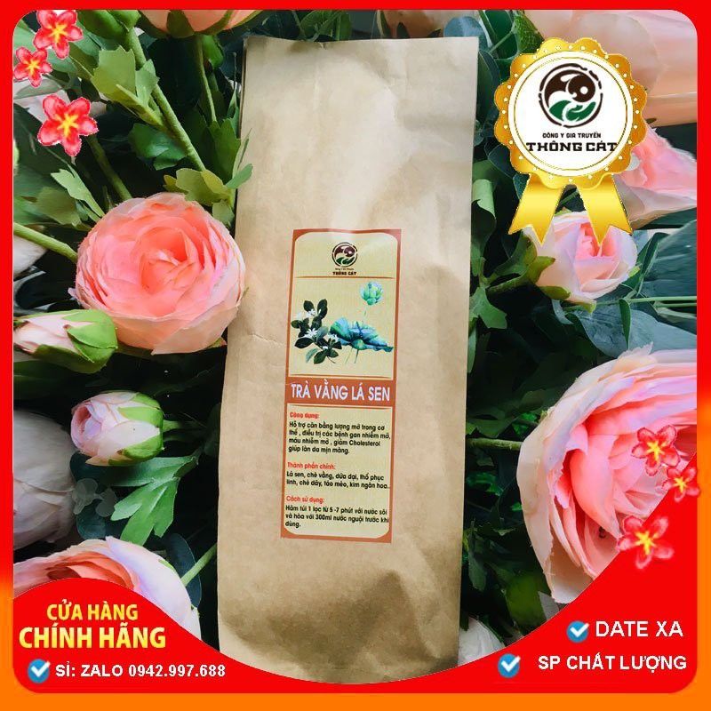 Detox giảm cân, nhuận tràng, đốt cháy mỡ thừa sau 7 ngày - Trà vằng lá sen Đông y gia truyền Thông Cát (Since 1918) | BigBuy360 - bigbuy360.vn