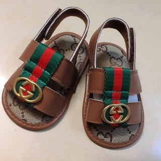 Dép da phong cách cá tính cho bé trai size 3-9m