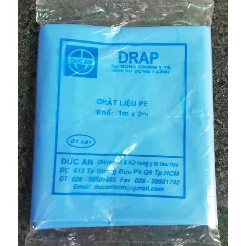 Drap trải giường PE Đức An 1m x 2m (10 cái)