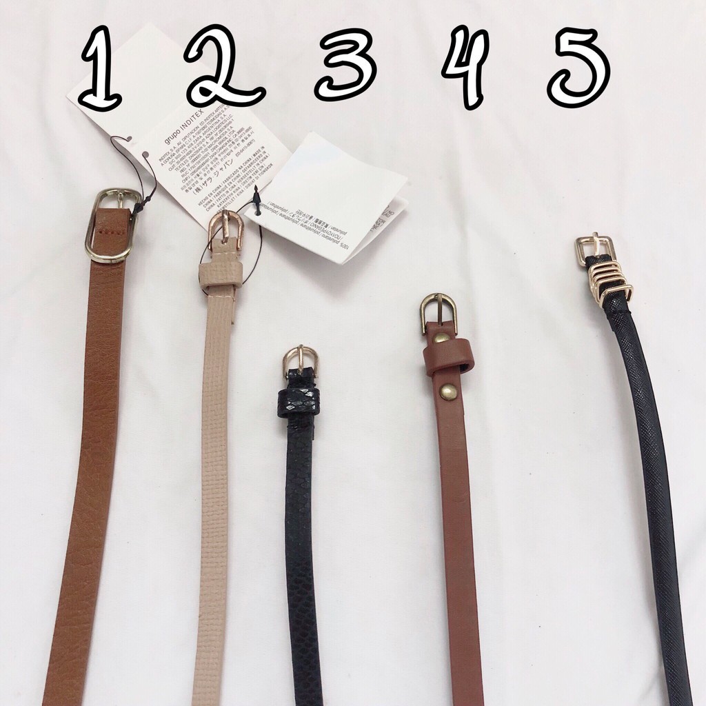 [HOT NEW] Thắt lưng nữ bản nhỏ basic MUST HAVE