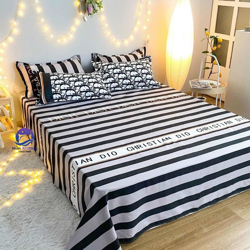 BỘ CHĂN GA GỐI POLY COTTON CHRISTIAN Dior - Bộ Chăn Ga Gối 5 Món Cao Cấp | BigBuy360 - bigbuy360.vn