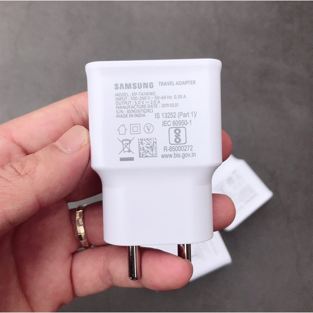 Bộ Sạc Nhanh Samsung S6 / S7 / S7 Edge / Note4 / Note 5 sạc  5v-2A USB ra MICRO chính Hãng SAMSUNG