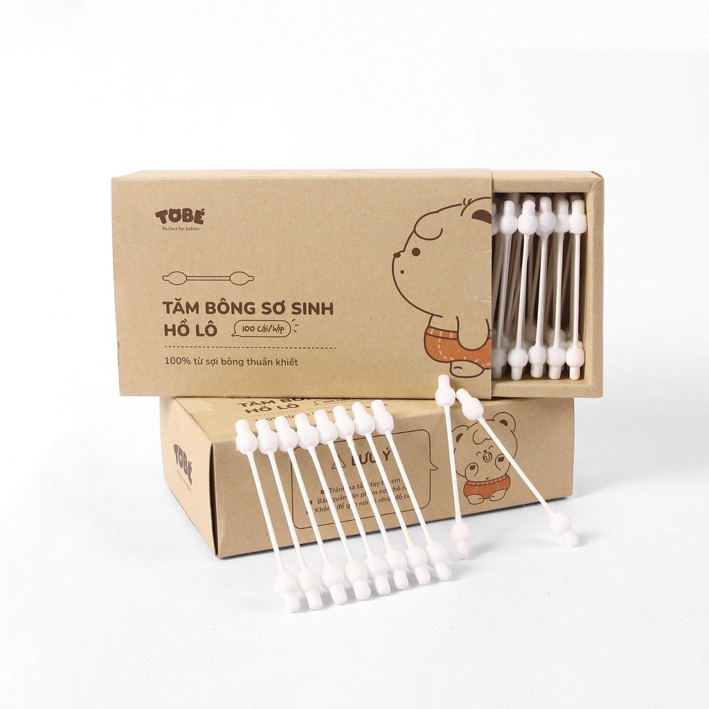 Tăm bông hồ lô Tobe cho bé sơ sinh