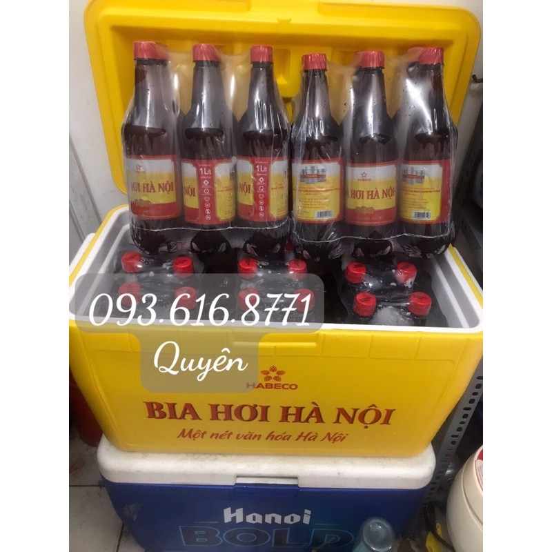 Bia hơi hà nội 1L- xách 6 chai