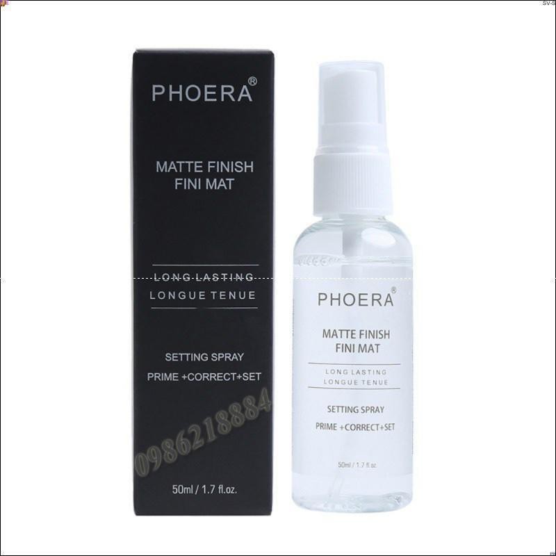 Xịt cố định lớp trang điểm PHOERA dưỡng ẩm kiềm dầu PH | BigBuy360 - bigbuy360.vn