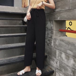 Quần ống rộng cạp chun mã 911