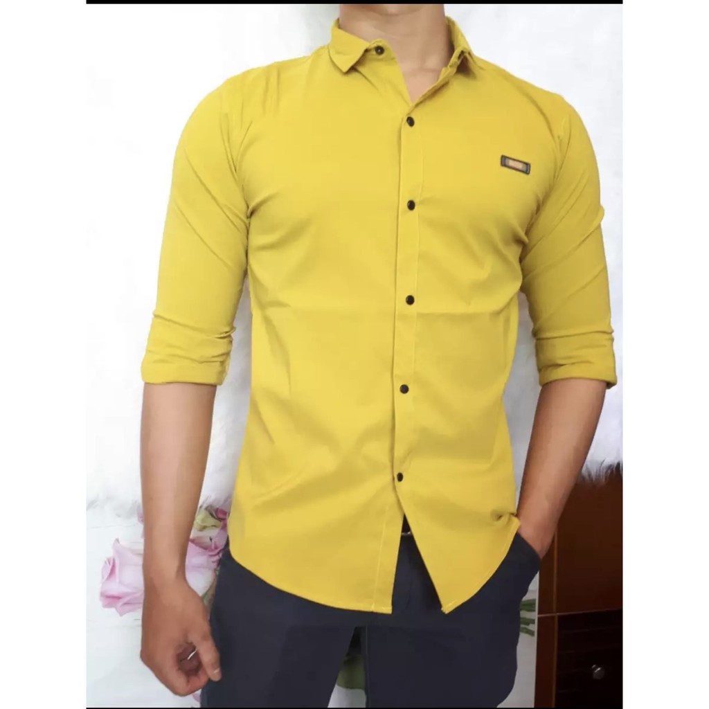 áo sơ mi nam Fom body cực chuẩn vãi co giãn size M đến XXL hình thật